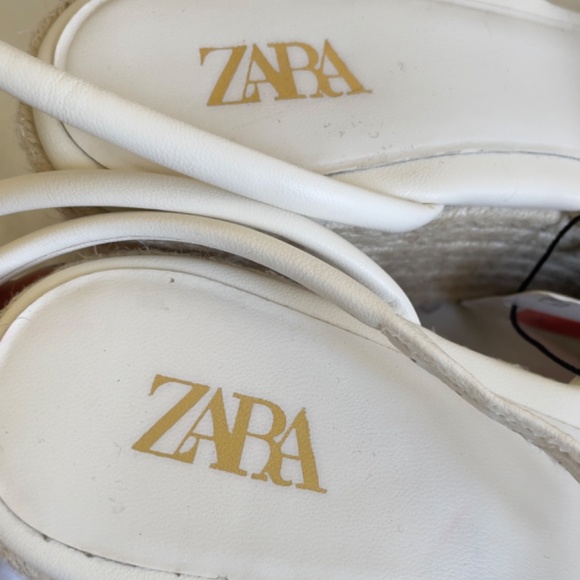 Zara limited edition pure leather platform sandal you cannot miss - Picture 5 of 5